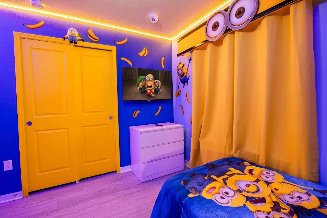 Incredible Thematic House With Pool And Game Room Davenport Holiday home